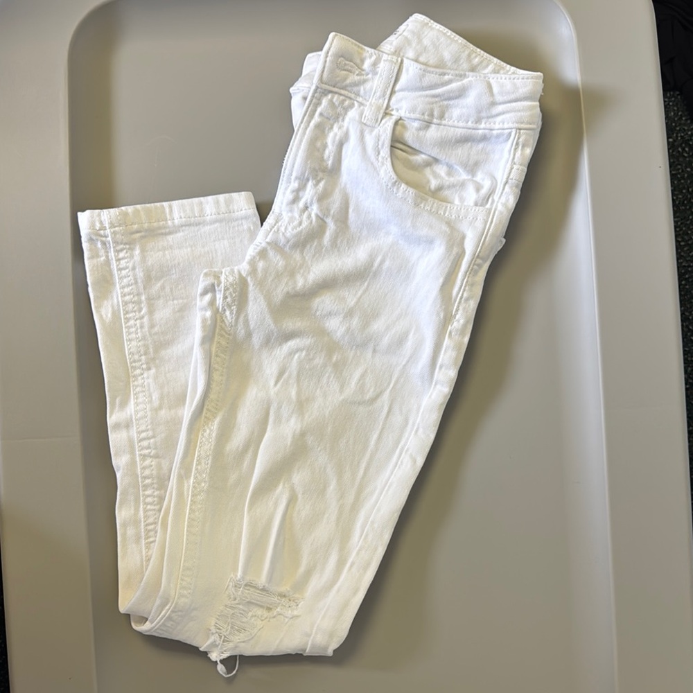 Mango White Denim Jeans Slim Fit